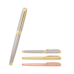 1102-R Gold Metal Roller Kalem - 