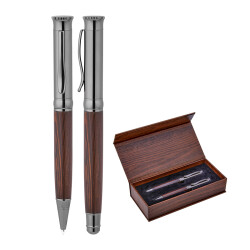 1110-RT Füme Metal Roller & Tükenmez Kalem Seti - 