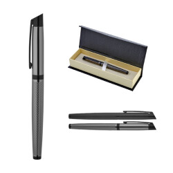 1111-KR Füme Metal Roller Kalem Seti - 