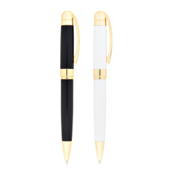 1123-T Beyaz Metal Tükenmez Kalem - 