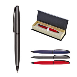 1208-KT Füme Metal Tükenmez Kalem Seti - 