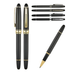 1218-R Siyah-Füme Metal Roller Kalem - 