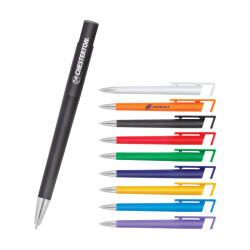 2010 Beyaz Otomatik Plastik Tükenmez Kalem - 