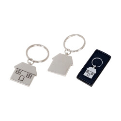 2217 Metal Tek Taraflı Metal Anahtarlık - 