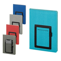 2421-HOLMEN Gri Termo Deri̇ Defter (Holmen Kitap Kağıdı) - 