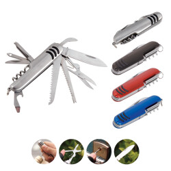 3008-11 Kırmızı 11 Fonksiyonlu Çakı - 