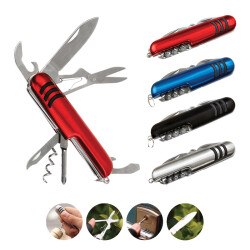 3008-7 Kırmızı 7 Fonksiyonlu Çakı - 