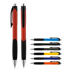 506-R Sarı Plastik Tükenmez Kalem - 