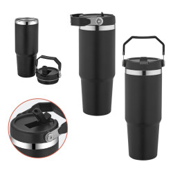 5342 Siyah Çelik Termos / 900 Ml - 