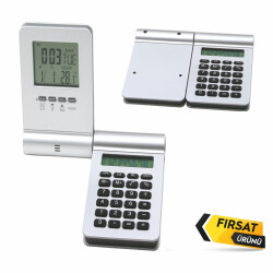 5503 Gümüş Hesap Maki̇Neli̇ Masa Saati - 