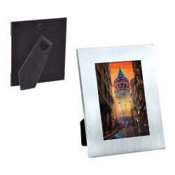 607 Silver Alümi̇Nyum Resi̇M Çerçevesi - 