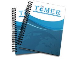 BK-05-1421 Yandan Spiralli Defter Taslamalı Yandan Spiralli Defter - 