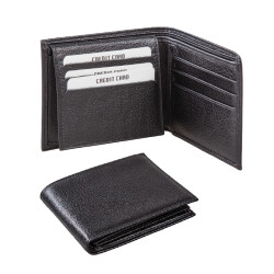 C-136 Siyah Orijinal Deri Erkek Cüzdan - 