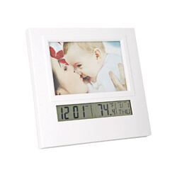 Dijital Saatli Resim Çerçevesi - 