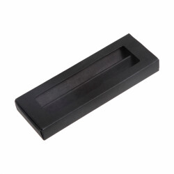 KT-08 Siyah-Çiftli Çiftli Kalem Kutusu - 