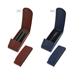 KT-3614 Kırmızı Tekli - Çiftli Kalem Kutusu - 