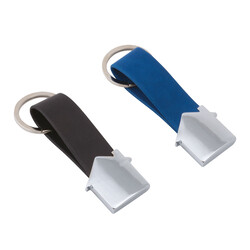 Metal Deri Anahtarlık - 