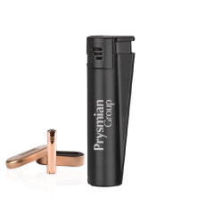 MJ-106 Siyah Jet Alevli Metal Siboplu Çakmak - 