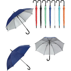 Plastik Saplı Fiber Glass Kırılmaz Şemsiye - 