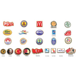 Plasto Rozet (İğneli) - 