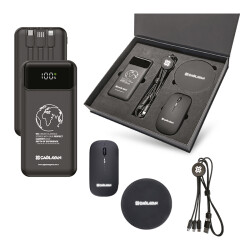 PWB-1459 Siyah 4'Lü Hediyelik Set - 