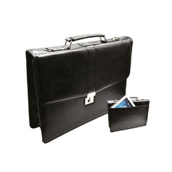 Suni Deri Evrak Çantası - 