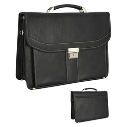 Suni Deri Evrak Çantası - 