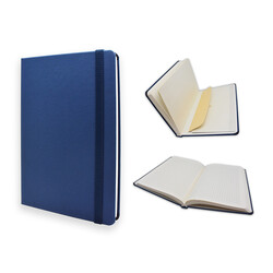 Termo Deri Kapak Kareli Defter (13 x 21 cm) - 