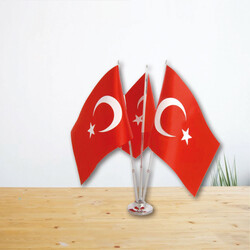 Üçlü Masa Bayrağı - 