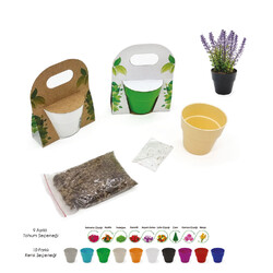 Yuvarlak Model Çiçek Seti - 