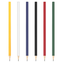 Yuvarlak Renkli Kurşun Kalem - 